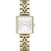 Rosefield Orologio da donna con bracciale in acciaio inossidabile color oro Boxy XS 24mm