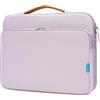 Veki 13-14 Pollici Custodia Borsa Porta PC, Custodia PC Portatile, Sleeve Impermeabile per Laptop, Caso da Trasporto per Computer Compatibile con MacBook, HP, Dell, Lenovo, Asus Notebook (Viola)