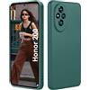 ISOI - Cover per Honor 200, Custodia Morbida in Silicone Liquido, Protezione Completa Antiurto Ultra Sottile per il Corpo - Verde Notte