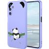 UPLAI Cover per Samsung Galaxy A25 5G, Ultra Sottile Silicone Liquido Antiurto Custodia con Modello di Pittura 3D, Premio Morbido Fodera Fibra, Elegante Carino Caso. P1
