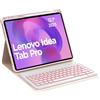 Occtingkind Tastiera Retroilluminata 7 Colori per Lenovo Idea Tab Pro 12,7 2025 - Custodia Tastiera Bluetooth con Protezione 360°, Layout Italiano, USB-C, Per Xiaoxin Pad Pro/Moto Pad, Rosa