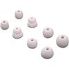tecinity 4 Paia Gommini per Beats Powerbeats Pro/Powerbeats 3/Powerbeats 4, 4 Misure Auricolari di ricambio in Silicone per 4mm Auricolari In-Ear (Bianco avorio)