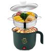 PORFOYO Padella Elettrica, Mini Hot Pot Elettrico, Hot Pot Elettrico da 1,8 Litri, Multicooker Antiaderente Portatile, Pentola per Zuppa Rapida Portatile, Pentola Elettrica per Ufficio Domestico e Dormitorio