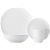 Maxwell & Williams White Basics Diamonds 16 Piece Dinner Set in Gift Box, Porcellana, Bianco