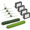 JoyBros Accessori Kit per iRobot Roomba i7 i7156 e5 e5154 e6 Combo i5 J5+ i1 i3+ EVO i4 i8, 4x Filtri hepa 2x Rullo Spazzole Centrali 4x Spazzola Laterale Ricambio