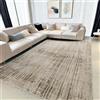 Tinyboy-hbq Tappeto Salotto Moderno Geometrico Astratto Tappeto Soggiorno Pelo Corto Morbido Antiscivolo Tappeti Salotto Grandi Camera da Letto (200 x 250 cm, Abstract Beige Grigio/Marrone chiaro)
