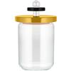 Alessi - Contenitore ermetico Alessi 100 Values Collection - Giallo - Tiglio massello tornito certificato FSC - Designer Ettore Sottsass