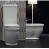 CERAMICA GSG Sanitari Time monoblocco con sedile in poliestere softclose cm. 54 - Cod. Articolo: TIWC01000+TICIMBL000+CASGE+TIBI01000+TICOPRCCC000