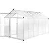 VIDAXL - Serra In Alluminio 362x190x195 Cm 13,41 M³