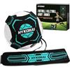 hykoiuu Trainer da Calcio Singolo allenamento calcio accessori Migliorare le capacità di controllo della palla, Training Aid Football Skills Practice per regalo bambino 10 anni maschio
