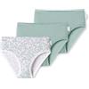 Schiesser Mädchen 3 Pack Slips Unterwäsche Feinripp-100% Organic Bio Baumwolle-Größe 92 bis Intimo, Ordinati 6_181798, 140 Bambine e Ragazze