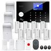 TUGARD Allarme Domestico Wireless WiFi, 20 Pezzi GSM 4G Sistema Antifurto di Sicurezza 120DB, Kit per la Casa, Compatibile con Alexa, Google Assistant