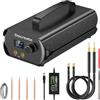 EUWLY Saldatrice portatile a punti, saldatrice a batteria SEAT-06 con Farad Capadtore 3000F 120 Gears supporta 0,1 - 0,3 mm nichel Band saldatrice a punti batteria