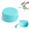 virkwuy Silicone Bagno Spazzola, Scrubber Doccia Silicone, per Il Corpo | Porta Saponetta Scrub Silice Spazzola da Doccia Esfoliante per la Pulizia Dei Pori e la Riduzione Della Ruvidità Della Pelle