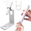 halercay Portatile Mini Lampada Unghie, Lampada per unghie in gel, Professionale Unghie lampada Con supporto, Rapida Sciugatura, Per tutti gli smalti gel e Semipermanente