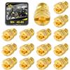 Area1 Set di 15 ugelli universali per carburatore M4, 4 mm, 40, 44, 46, 48, 50, 52, 54, 56, 58, 60, 65, 70, 75, 80, 85 per GY6 China 4T 139 QMB/QMA (tipo M4/40-85/15/15 Pz)