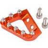 JFG RACING Pedale del Freno Moto,del Freno CNC in Alluminio-Arancione | Pedane Moto Pedale per 125 150 250 300 350 450 500 SX SXF EXC EXCF XC XCW XCF