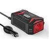 BESTEK Inverter da Auto Onda Pura 300W, Trasformatore Inverter 12V a 220V per Auto/Camper con 2 Porte USB Multi Protezioni e Soft Start, Adattatore per Accendisigari