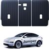 LANTU - Coprisedile per la seconda fila per Tesla Model Y 2025-2026 Juniper, TPE impermeabile e antiscivolo per tutto il tempo, copertura per sedile posteriore Tesla Model Y Juniper accessorio