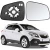 JinsenTGG Vetro a Specchio sostituzione per Opel Mokka 2012-2019, Specchio Esterno Regolabile Adatto, Lente di Retromarcia (for Mokka-Destra)