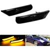 RZG 2 x Lens Affumicato Nero Indicatore Laterale Ambra Led Marker Repeater Luce per 1997-2004 911 996 Boxster 986