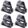 JTQYFI 4 pezzi Diving Boccaglio Fibbia Scubas Keeper Clip di ricambio Supporto per tubo dell'aria Diving Snorkeling