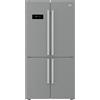 Beko - GN1416231ZXN - Frigorifero Americano 4 Porte, Libera Installazione, Congelatore Combinato, Total No-Frost - Inox, 90,8x75x182 cm