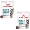 ROYAL CANIN Joint & Ageing Chews | Confezione Doppia | 2 x 240 g | Snack per Cani Adulti di Tutte Le Taglie e Razze | Sacchetto richiudibile | Sviluppato con veterinari | con cozza Verde neozelandese