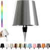 CFGYHN Lampada LED per Bottiglia, Lampada da Tappo per Bottiglia, Lampada da Tavolo Senza Fili Dimmerabile 3 Colori - IP54 Impermeabile Comando a Tocco per Interno Esterno Famiglia Ristorante Bar