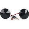 generic Cndocc35 Lampada di segnalazione sequenziale nera Indicatore di direzione dinamico laterale a LED per Punto 1999-2010 Doblo 2001-2005