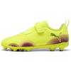 PUMA Scarpe da calcio FUTURE 8 PLAY V FG/AG RB per ragazzi, Scarpe, Giallo Alert/Nero/Sun Struck, 34.5