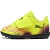 PUMA Scarpe da calcio FUTURE 8 PLAY TT V per bambini, Scarpe, Giallo Alert/Nero/Sun Struck, 21