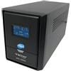 Tecno UPS TC-1200VA 500W, 3 Schuko/EU/ITA Exits, LCD display Cavo - refurbished