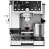 Ninja Luxe Pro Macchina Caffè 3 in 1, Macchina Latte, Cappuccino, Caffè Freddo, Espresso con Macinacaffè Integrato, Montalatte, Facile da usare, 5 Programmi Automatici Schiuma, Argento, ES701EU