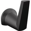 Delta Faucet Rubber Limited 77235-BL Galeon - Gancio singolo per asciugamani, accessorio per bagno, colore: nero opaco