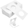 CUEMOON 100 cornici per monete bianche 31,5 mm - cornice scrivibile per monete