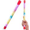 Tiwoca Bacchetta Magica 31 cm con Glitter Liquido - Accessorio Elegante per Costume Bambini: Piccola Principessa, Fata o Mago - Giocattolo Brillante