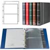 Prophila Collection Prophila Kobra Album per Banconote con 20 Fogli per 50 Banconote Blu