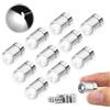 DIELIANHUA 10 Pezzi Mini Luce LED, Mini Luci LED a Batteria, Micro Luci LED, Luce LED Piccola, LED Decorative per Modello in Miniatura, Vetrine, Mattoncini Giocattolo, Fai Da Te, Albero di Natale