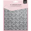 Vaessen Creative Cartella per Embossing 3D Sigilli di Carta 15 x 15 cm - Cartelle per Goffratura e Accessori - per Fai da Te, DIY, Biglietti, Artigianato, Scrapbooking e Journaling