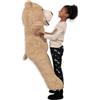 bananair Orso Peluche Gigante, 100 a 340 cm - Assemblato in Francia, Certificato CE - Morbido e Soffice, Abbracci Garantiti - Il Regalo Perfetto per Compleanni e Altre Celebrazioni (130 cm)