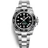 PAGRNE DESIGN GMT Orologio da Uomo Orologio Meccanico Automatico Acciaio Inossidabile Impermeabile 100M, Data, Luminoso, Lunetta in Ceramica, Vetro Zaffiro Orologi da Polso (3 Nero)