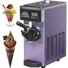 DPQYJPP Gelatiera Professionale Soft Serve,Macchina Gelato Duro Commerciale,Gelato Soft 4-5 Kg/Ora,Pannello Lcd, Pulizia Automatica Preraffreddamento,Per Yogurt Caffè Snack Bar Ristorante,purple