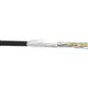 InLine 20663 Cavo LAN Cat.5E, S/FTP, 4 x 2XAWG 26/7 Flessibile, CCA Lega Rame/Alluminio, Guaina PVC, Pull-Out Box 100M Nero