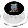 Umorismo assurdo e divertente Anguilla M Il mio cervello funziona grazie all'energia delle anguille PopSockets PopGrip per MagSafe