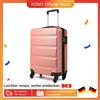 KONO Custodia rigida media (66x45x26 cm) -Trolley leggero con lucchetto TSA e capacità 63 litri - Colore rosa
