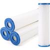 Gosknor 4pz Ricambio per Filtro per Acqua Fredda a Immersione, 25,4x6,35 cm Cartuccia Filtro Universale per Sedimenti Micron per Tutta la Casa Ricambio per Immersione Crafters per Acqua di Pozzo
