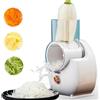 Yunir Grattugia Elettrica per Formaggio, Affettatrice Elettrica con Funzionamento One Touch, Affettaverdure Automatica per Formaggi di Frutta e Verdura, Macchina per Insalata per