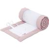 babybay Paracolpi in rete Royal adatto per modello Maxi, molle, comfort e comfort Plus, rosa con brillantini dorati