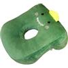 CavspkArt Cuscino per pisolino da ufficio, in cotone memory, grazioso cuscino con foro per le orecchie, morbido cuscino per le orecchie, per dormire, per donne, ragazze e bambini (dinosauro verde)